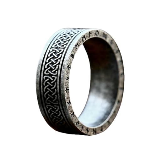 Appeal unisex: sebbene sia progettato per gli uomini, lo stile unisex di questo anello si adatta a chiunque ami i gioielli audaci. Il suo design versatile può essere indossato da persone di tutti i sessi, aggiungendo un tocco di individualità a qualsiasi stile. Che tu sia un fan della moda vintage o delle tendenze moderne, questo anello diventerà uno dei pezzi preferiti della tua collezione