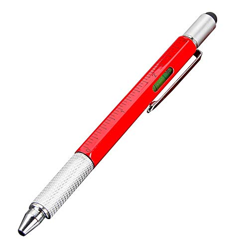 Bolígrafo de regalo publicitario personalizado Destornillador Six-In-One Herramienta Pluma Nivel de escala...