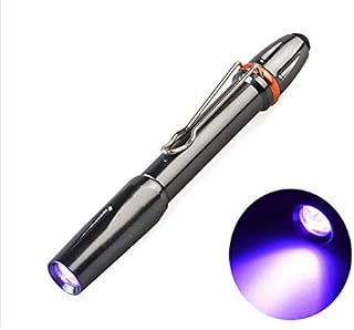 UV Torch Ultra Violet Torch Blacklight Flashlight Pen Light Detector 395nm UV Flashlight LED Penlight