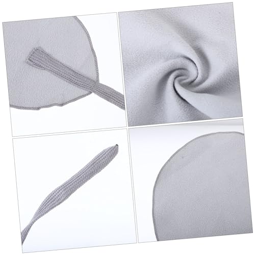SAFIGLE 2pcs Saxophone Wipes Clarinet Reed Instrument Cleaning Trumpet Valve Guard Instruments Saxophone Cleaning Kit Stand Oboe Swab Musical Saxophone Cork Grease Tenor Dark Grey Cotton