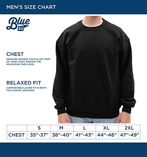 Blue 84 Men's Ohio State Buckeyes Crewneck Sweatshirt Team Color Football, Ohio State Buckeyes Red, X-Large by Blue 84 - Image 3