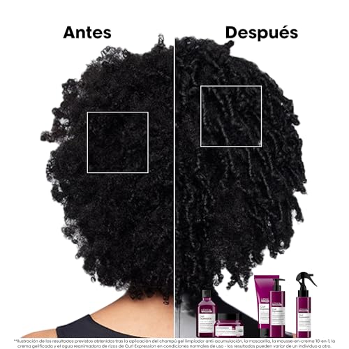 L’Oréal Professionnel, Crema Gelificada De Definición, para Cualquier Tipo De Rizos & Ondas, Curl Expression, 250 ml - imagen 3