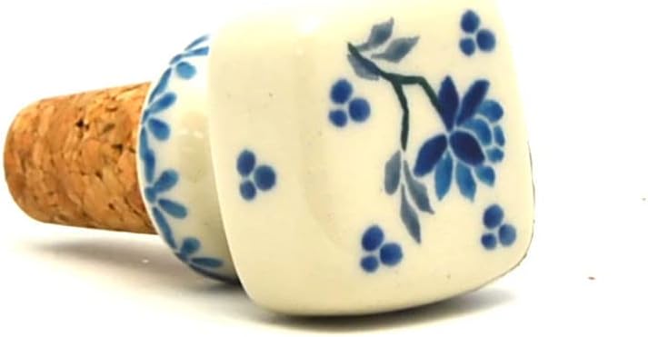Polish Pottery Wine Stopper - Clover Field