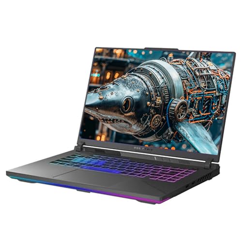 Image of ASUS ROG Strix G16 Gaming Laptop, AMD Ryzen 9-9955HX, 64 GB DDR5 RAM, 4 TB PCIe SSD, 16 inch WUXGA (1920x1200) 165Hz Display, Nvidia G-Force RTX 5060, 4-Zone RGB Keyboard, W11 Home, Eclipse Gray