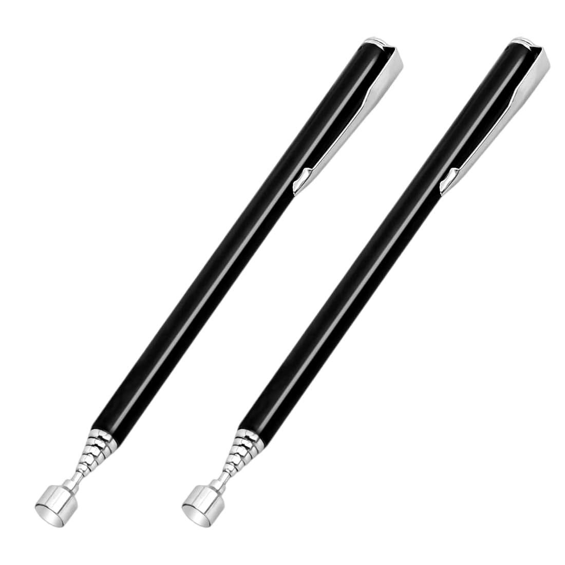 LICQIC 2Pcs Magnetic Telescopic Pick Up Tool, Pick-up Stick with Magnet, Portable Retriever Wand, for Picking up Metal Items from Hard-to-Reach Places (2 LB×2)