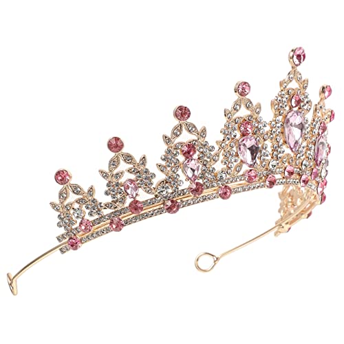 Wedding Rhinestone Tiara for Women and Elegant Crown for Bridal Parties Stunning Decorative Headpiece Rhinestone for Birthdays and Special Events