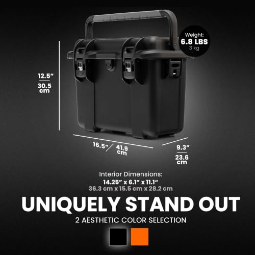 Image of NANUK T30 Waterproof Camera Case with Cubed Foam (16L) - Hard Protective Case for Cameras, Drones & Sensitive Equipment - Dustproof & Impact Resistant - Black
