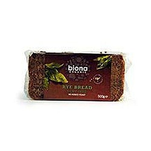 Biona Org Wholemeal Rye Hemp Bread 500g x 3 (Pack of 3)