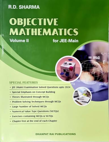 Image of Objective Mathematics for JEE Mains - Vol. 1 and 2 - Set of 2 Books - 2024 /Ed. for 2025 Exams [ORIGINAL BOOKS WITH TOP GRADE PAPER & PRINT]