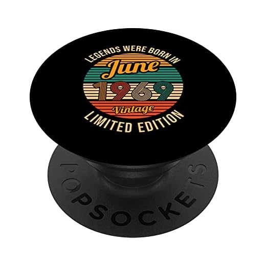 Las leyendas nacieron en junio de 1969 55 cumpleaños PopSockets PopGrip Intercambiable