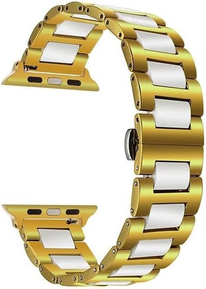 Ceramic Metal Strap For Watch 3/2 Belt 49mm 11 10 9 8 7 46mm 45mm 41mm Stainless Steel Bracelet 6 5 4 3 SE2 44mm 40mm