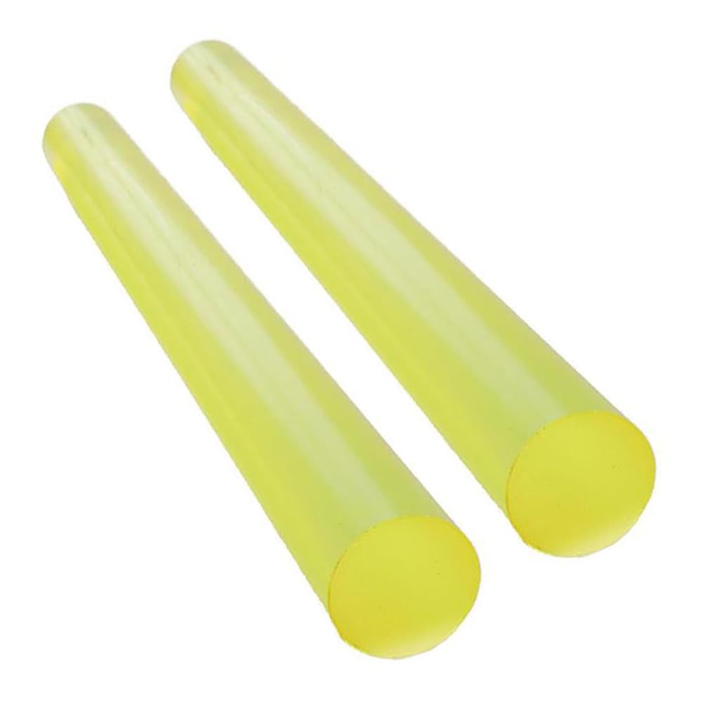 HAOTAISH Polyurethane Solid Round Rod High-Elasticity Rubber Rod for Shock Absorption in The Machinery Industry, 2PCS,10mm×300mm