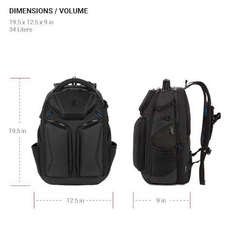 Mochila SwissGear Gamer Elite para Laptop 17" miniatura 6