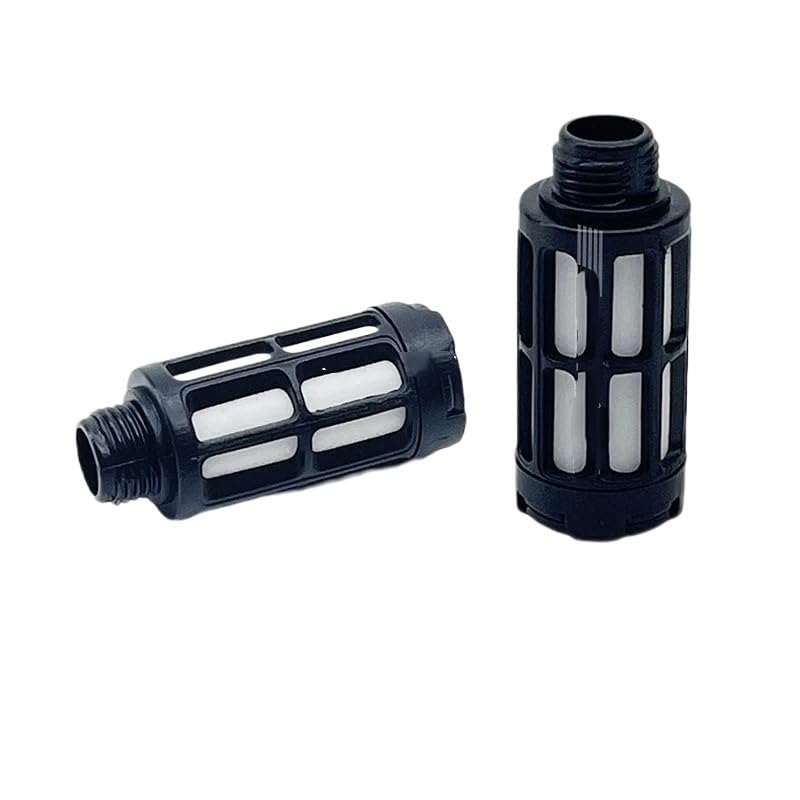 Silencieux pneumatique Lot de 10 silencieux d'échappement pneumatiques PSL HS01 PSL01 PSL02 en plastique, filtre anti-bruit for générateur de vide industriel(PSL02-G1-4)