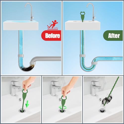 Reliahom 27 Inch Drain Snake Clog Remover 6 Pack thumb #4