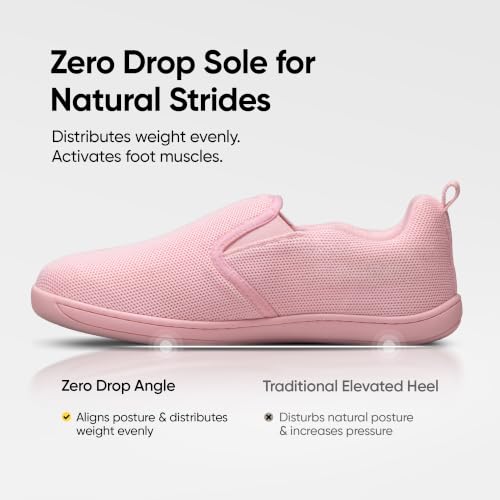 Image of Frido Cloud Comfort Walking Shoes for Women | Zero-Drop Barefoot Design with Wide Toe Box | Lightweight Breathable Comfort Shoes | Natural Foot Movement | Available in Slip-On & Lace-Up Styles
