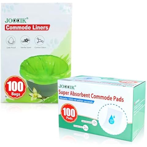 Commode Liners + Absorbent Pads Cover