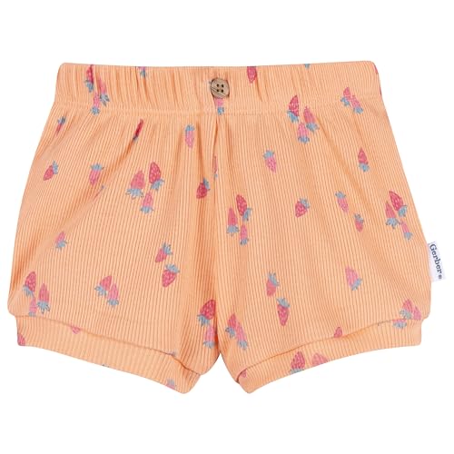Image of Gerber Baby Girls' Bodysuit and Shorts Set