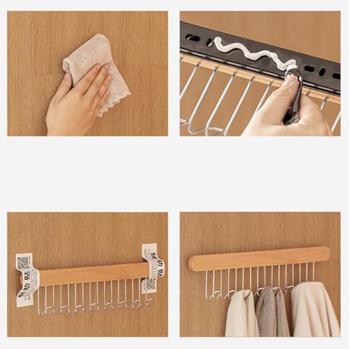Cintre de rangement antirouille extensible pour optimiser les placards - 6