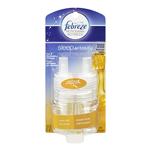 Febreze NOTICEables Sleep Serenity Bedroom Diffuser Refill - Warm Milk & Honey - 26 ml
