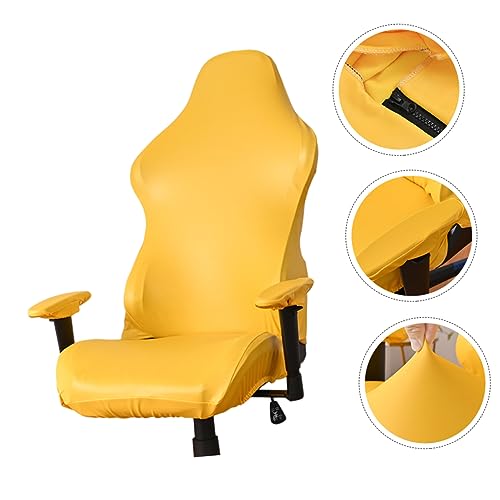 Reposabrazos elásticos lavables de cuero sintético para proteger tu silla de ordenador 6