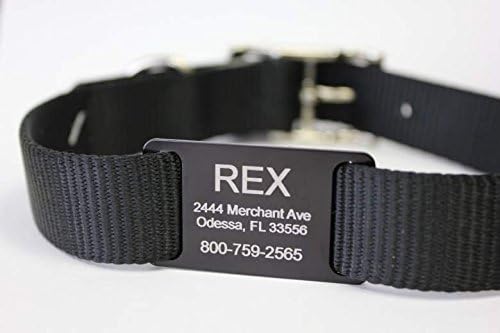 slide on collar tag