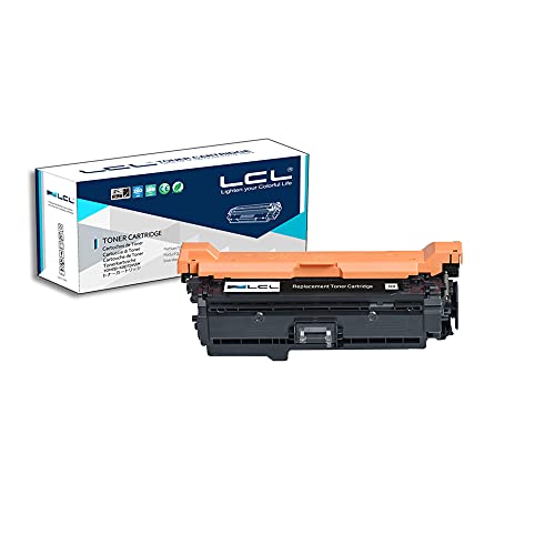 LCL Remanufactured Toner Cartridge Replacement for HP 504X 504A CE250X CE250A 10500Pages Laserjet CP3525 CP3525dn CP3525n CP3525x CP3530 CM3530 CM3530fs (1-Pack Black)