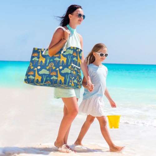 Sac à main girafe pour femme parfait pour une escapade de week-end et les courses de tous les jours - 2