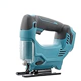 Roadtime Akku Stichsäge für Milwaukee 18V Akkus(ohne Akku),Stufenlos Regelbar Bürstenlose Pendelhubstichsäge mit 6 Stichsägeblätter,26mm Hubhöhe,max. 45° Schrägschnitte für Holz, Metall,Kunststoff