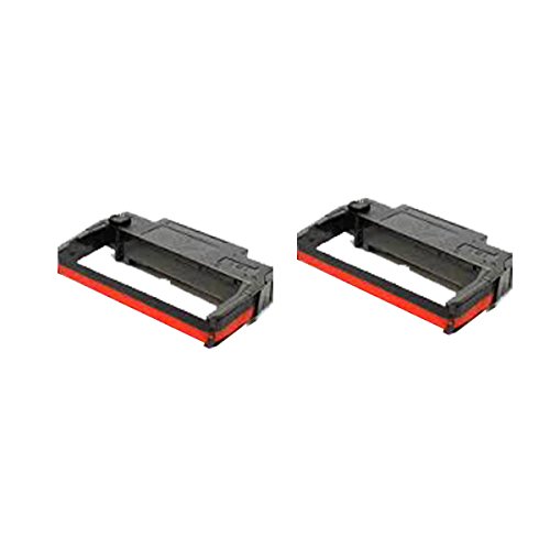 2 Compatible Black Red Ribbon Cartridge For EPSON ERC30 34 38 MICROSAUTOCUT2000 4000EPSONTM200 4000EPSONTM200 260 267 270 300C 300DEPSONTMU370 200 220 200A 200B 200D 220A 220A 220B 220D 230 300 370 375 325 230 280210D 210B EPSONM119 119B 119D 133A 17JB 270 52JB
