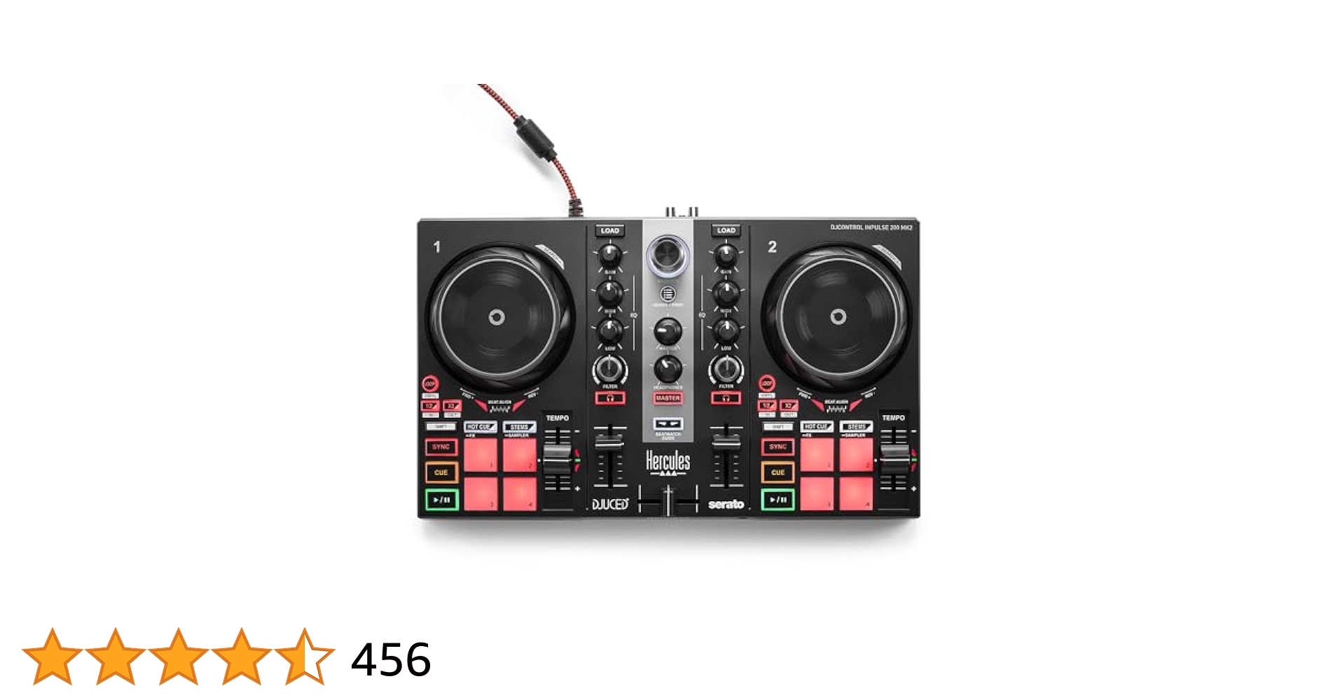 Hercules DJControl Inpulse 200 コントローラー HERCULES DJControl Inpulse 200 MK2 serato DJ、DJUCED用DJ