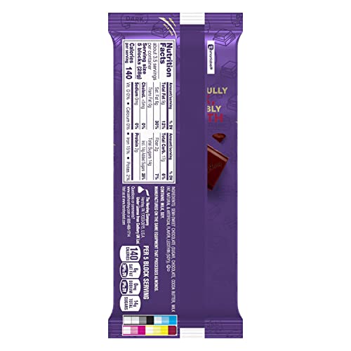 Image of CADBURY ROYAL DARK Dark Chocolate Candy Bar, 3.5 Oz, 14 Count (Pack of 4)