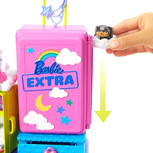 Barbie Extra Travel Set con muñeca y 2 cachorros miniatura 2