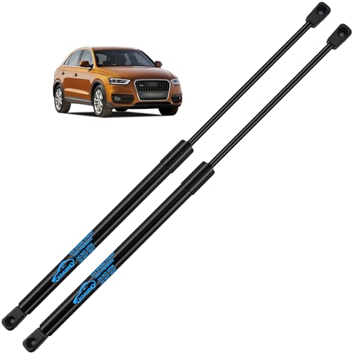 Koaudb 2X Rear Tailgate Struts for Audi Q3 8UB 8UG 2011-2018 Car Boot Gas Struts Heavy Duty Lift Support System Replace #8U0827552, 8U0827552A