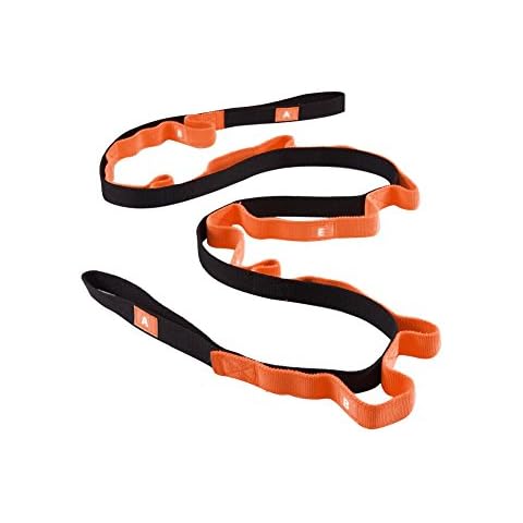 Fitness Training Strap Belt ,XFAY Yoga Stretching Belt, wide yoga belt 150*2.5cm - Orange Cover