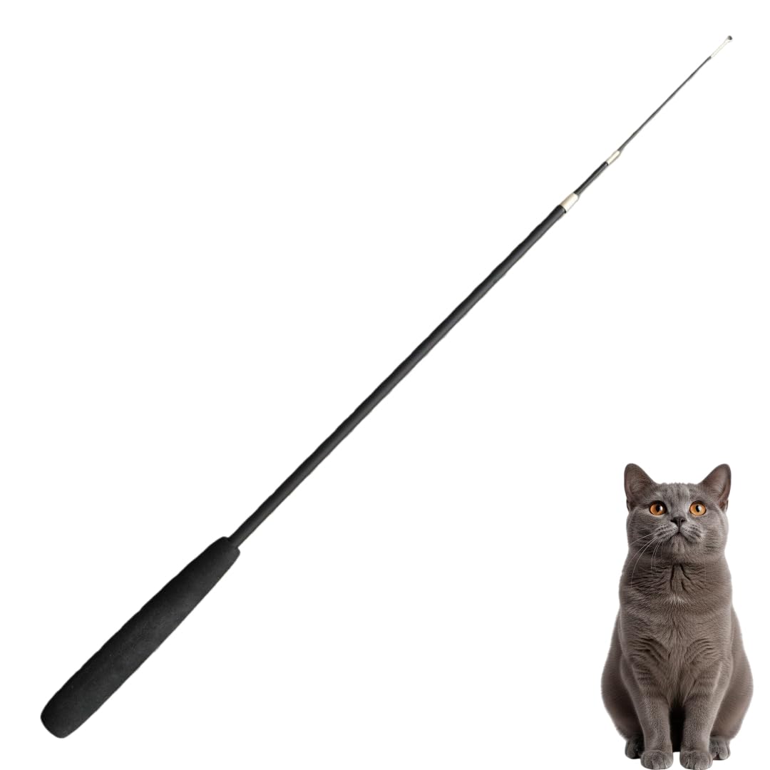 Amazon | INEKOAGUA 猫 おもちゃ 1.8m 超ロング 4段伸縮 釣り竿
