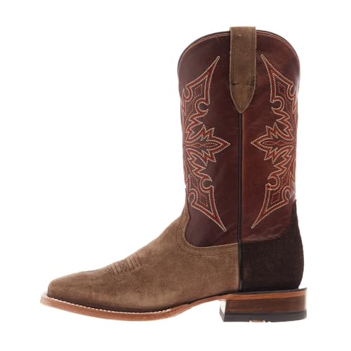 Ariat Men's Circuit Gritty Ranch Brown Vamp 12in Hickory Smoke Top2