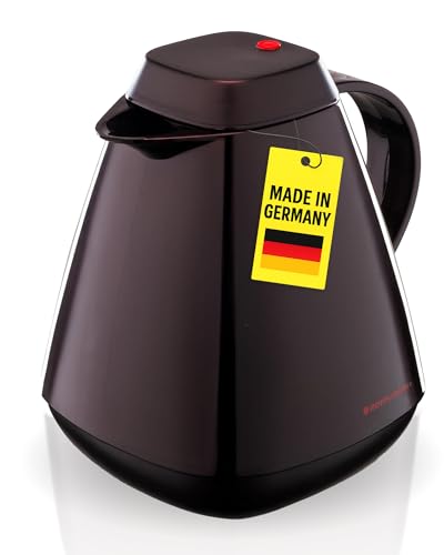 ROTPUNKT Isolierkanne 1L - Premium Kaffekanne Made in Germany I Hält bis zu 24 Std heiß I Warmhaltekanne für Kaffee und Tee (Lieke 650, Black Cherry) ROTPUNKT Isolierkanne 1L - Premium Kaffekanne Made in Germany I Hält bis zu 24 Std heiß I Warmhaltekanne für Kaffee und Tee (Lieke 650, Black Cherry)