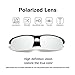 Men's Polarized Sunglasses Sports Driving Sunglasses for Men Al-Mg Metal Frame Ultra...