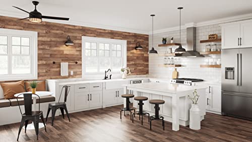 Mason Barn Light 1 Indoor/Outdoor Wall Mount Modern Industrial Farmhouse Design House Light For Patio, Garage, Bathroom, Office, Kitchen, 8 Inch, Oil Rubbed Bronze, 519504 #TOP5