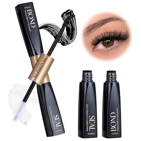 Lash Cluster Glue Waterproof Bond and Seal Lash Glue for Eyelash Clusters 2-in-1 Lash Extension Glue Long Lasting Eyelash Glue for Clusters by ALPHONSE Cover