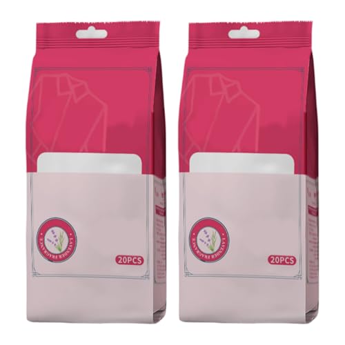 Dry Cleaning Sheets Stain Remover Wipes 40 Sheets Individually Packaged Portable Travel Pocket Size for Clothes Shoe