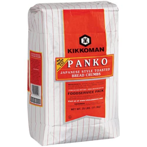 Kikkoman Panko Bread Crumbs, 25 Ounce (Pack of 25)