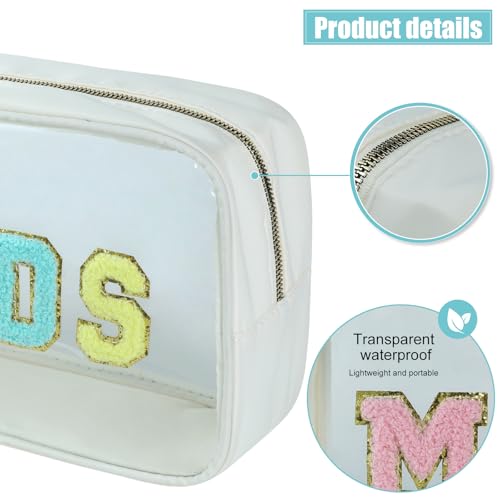 Medicine Bag Organizer & Travel Toiletry Bag for Women, clear makeup bag, Meds Patch & PVC, Meds Travel Bag - Ideal for Sunscreen, Pill Bags, Travel Medicine2