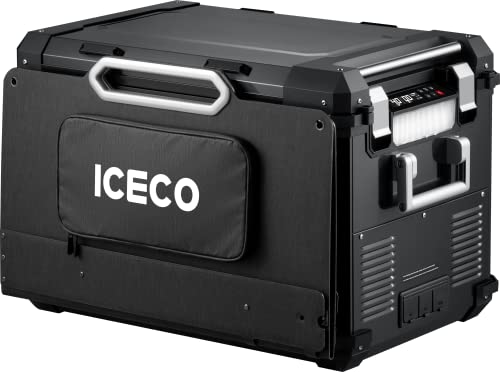 Image of ICECO SP80 Portable Solar Panels 80W, High-Efficiency Monocrystalline Solar Panel, Foldable Solar Charger with Adjustable Kickstand, Waterproof IP67 for Outdoor, Camping, RV and Emergency Backup