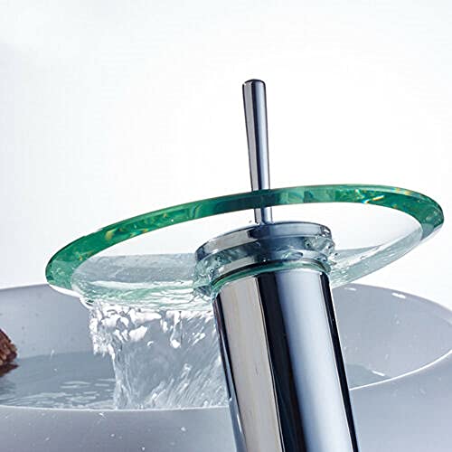Robinet cascade à écoulement fluide et installation facile