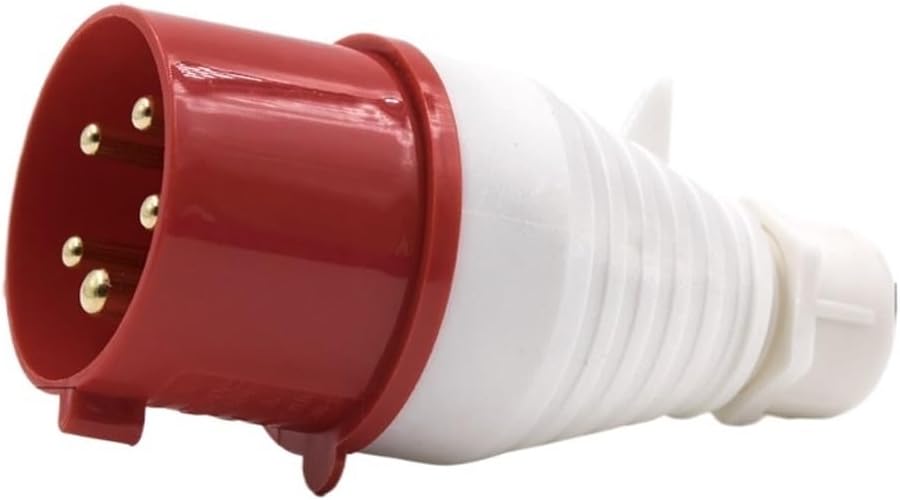 Industrial Waterproof and Explosion-Proof Aviation Docking Socket Connector Three-Phase Electricity 3 core 4 5 Holes 16A/32A(5 pin 16A Plug)