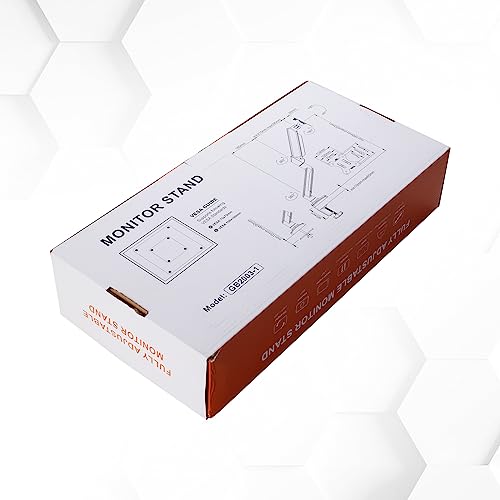 GRIFEMA GB2003-1, Monitor Halterung für 13-32 Zoll, Monitor Arm mit Gasfeder Höhenverstellbar, Einzelner Bildschirm Ständer 360° Drehbar Schwenkbar Neigbar, VESA 75x75/100x100 mm, bis 9 kg, Schwarz