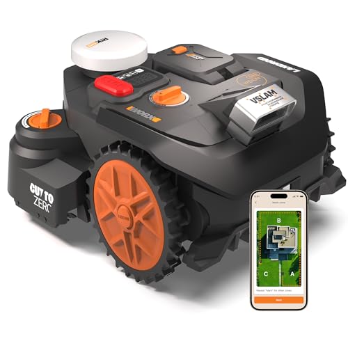 WORX Landroid Vision Cloud WR306E 2WD Robotic Lawnmower without...