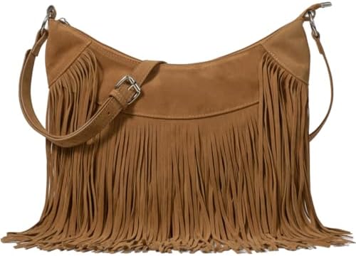 Sunwel Fashion Women Fringe Hobo Bag Western Purse Shoulder Bag V...